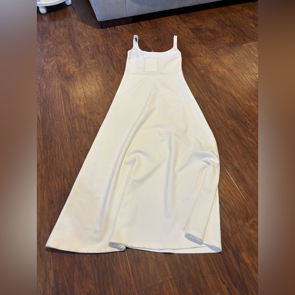 Marcella New York Marvin Dress Long Maxi Length Sleeveless In Off White Size S - Picture 3 of 5